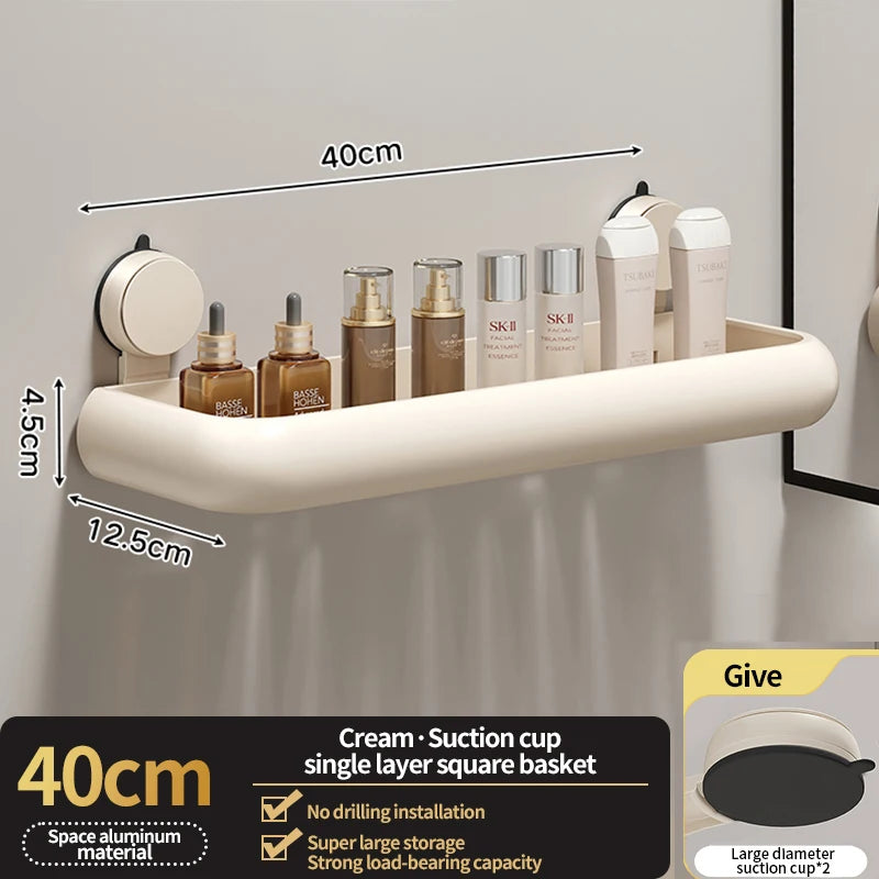 Wall Mounted Bathroom Organizer Rack