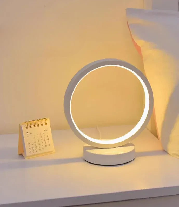 LED Circular Ring Table Lamp