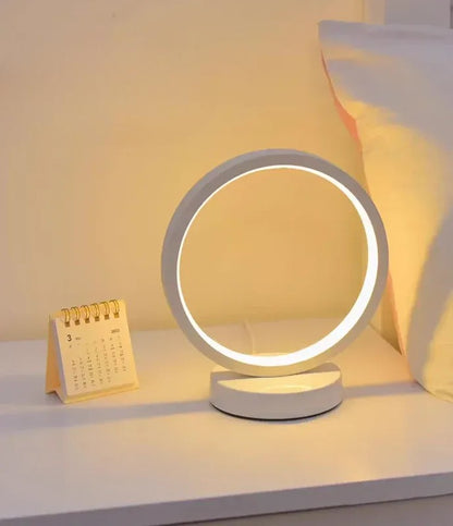 LED Circular Ring Table Lamp